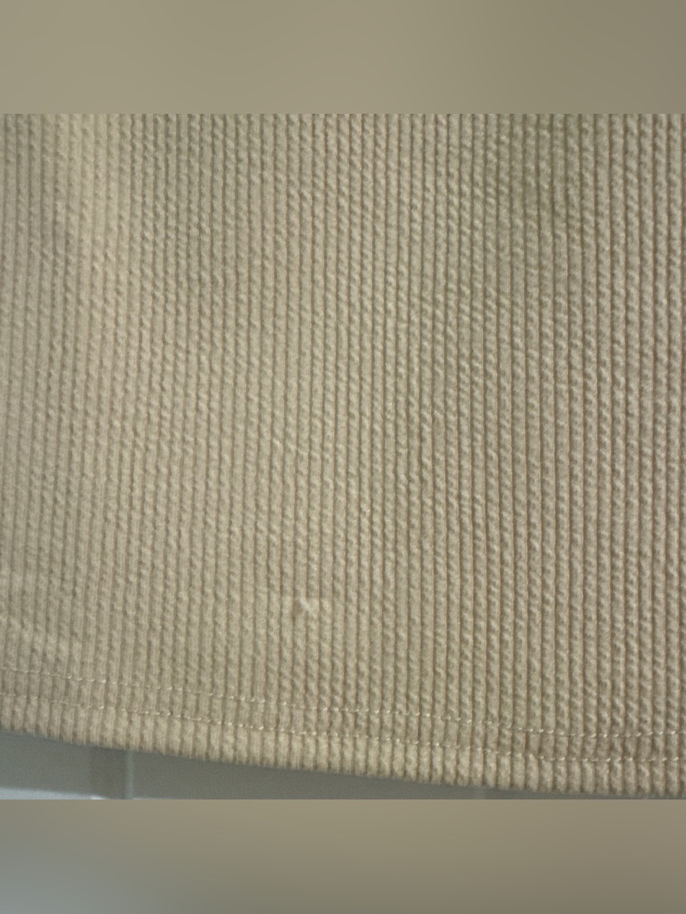 Princess Polly Beige Ribbed Crop Tank - Picture 3 of 3